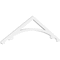 Ekena Millwork Pitch Legacy Architectural Grade PVC Gable Pediment, 48"W x 14"H x 1"P (7/12) GPP048X014X100LEG - alternate 1